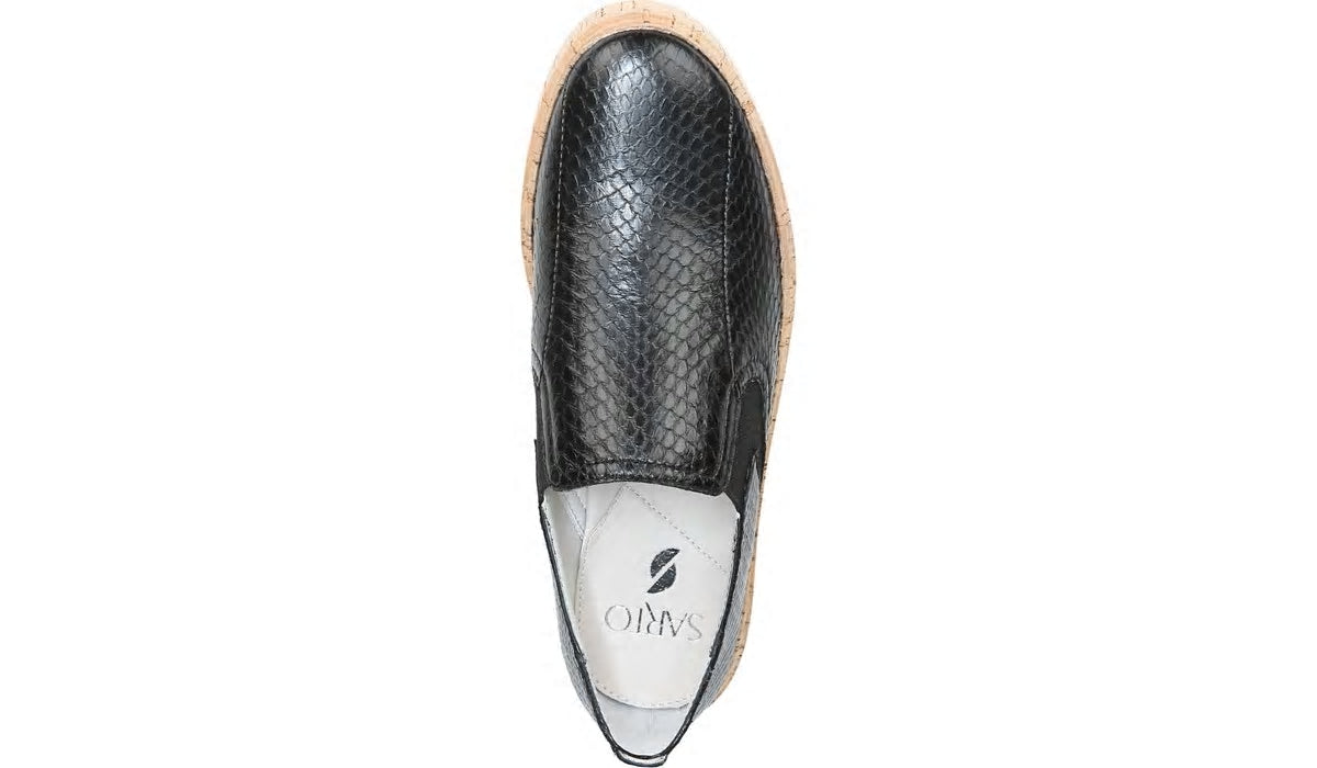 Daine 2 Slip On Sneaker - Black Snake Leather