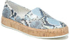 Airy Blue Snake Leather