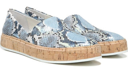 Sarto Derek Slip On - Airy Blue Snake Leather