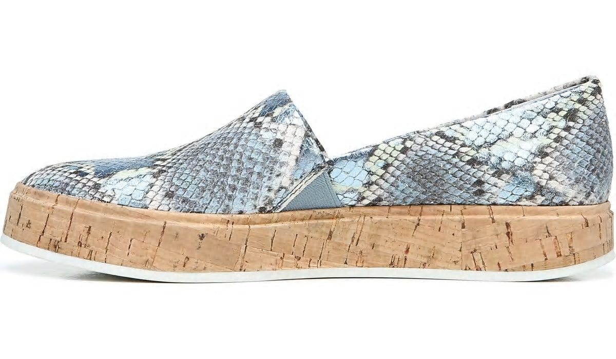 Sarto Derek Slip On - Airy Blue Snake Leather