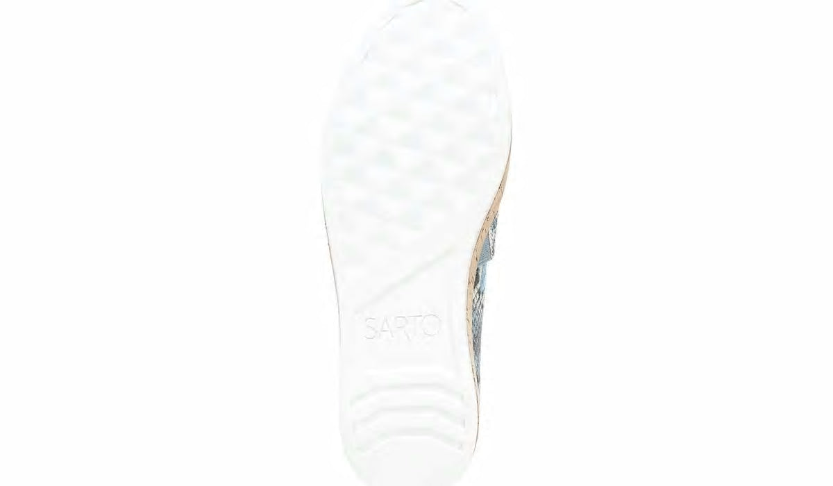 Sarto Derek Slip On - Airy Blue Snake Leather