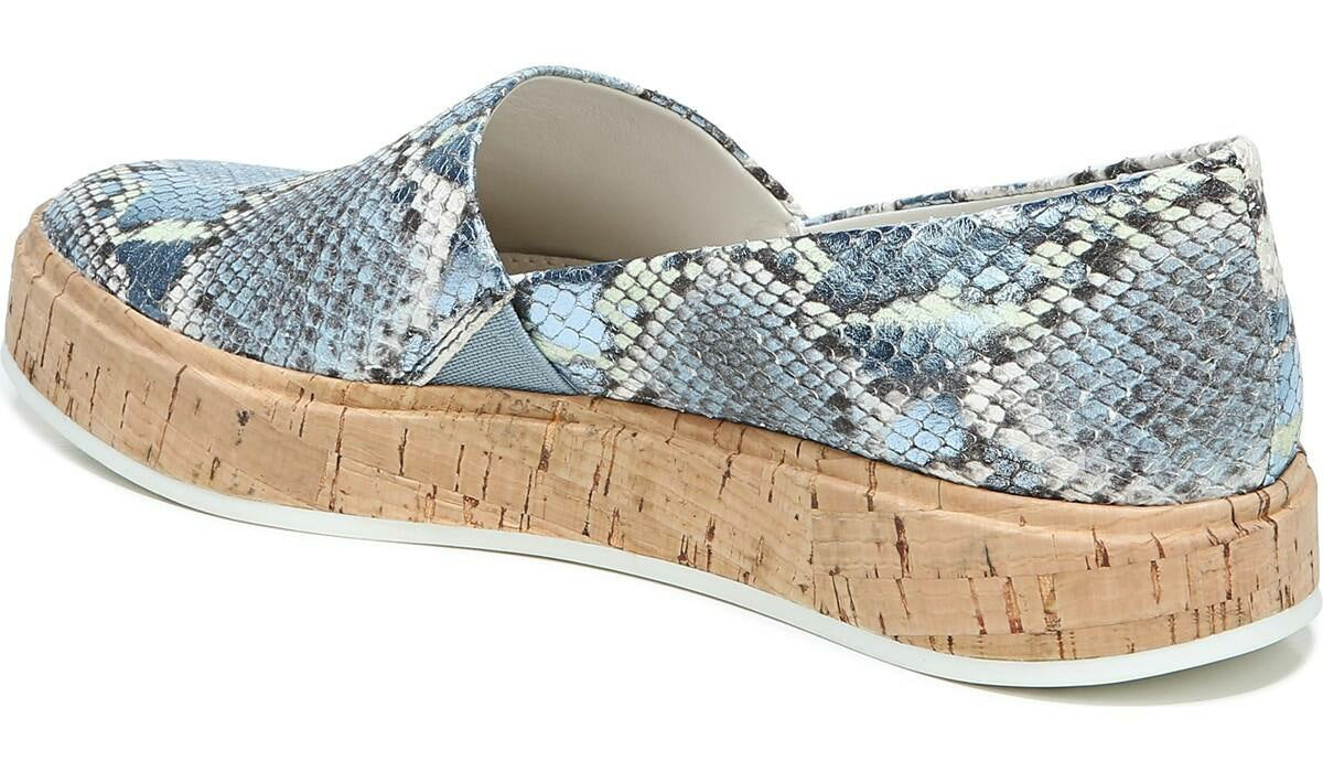 Sarto Derek Slip On - Airy Blue Snake Leather