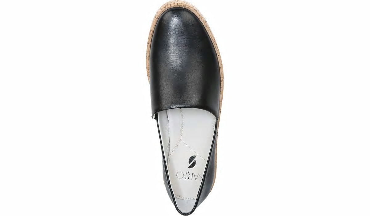 Sarto Derek Slip On - Black Leather