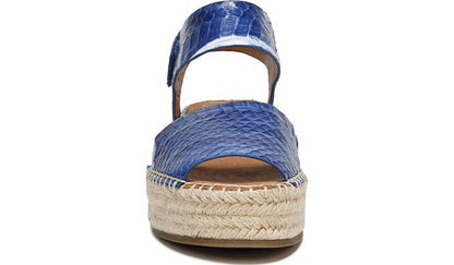 Sarto Oak 3 Espadrille Sandal - Blue Snake Leather