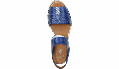 Sarto Oak 3 Espadrille Sandal - Blue Snake Leather