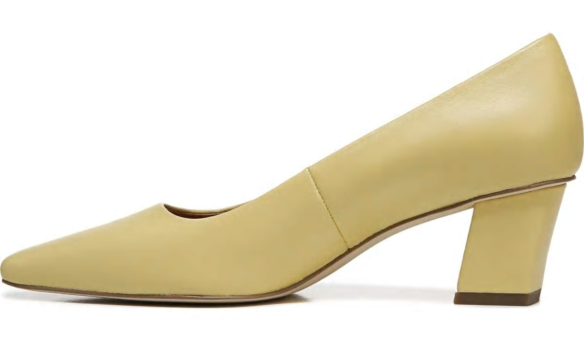 Sarto Regal Pump - Light Yellow Leather