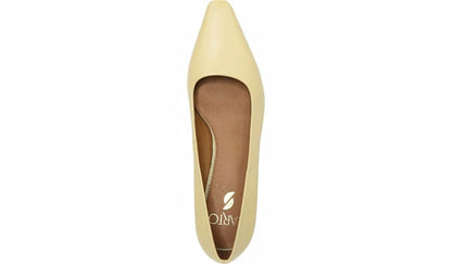 Sarto Regal Pump - Light Yellow Leather