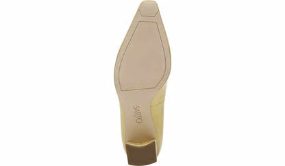 Sarto Regal Pump - Light Yellow Leather
