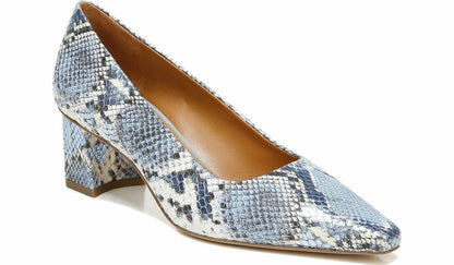 Sarto Regal Pump - Airy Blue Snake Leather