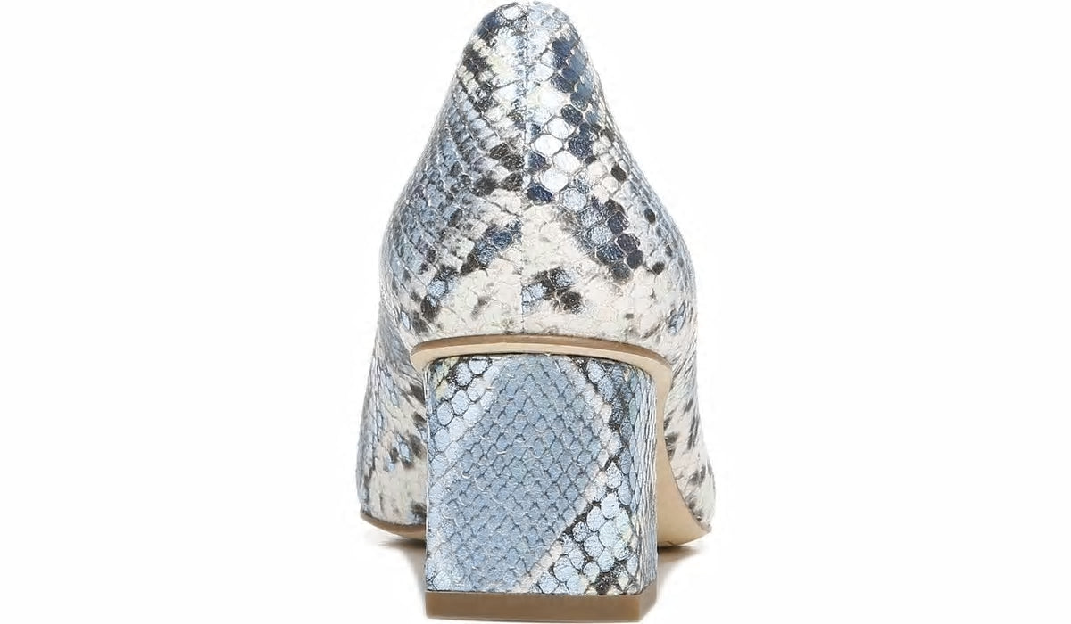 Sarto Regal Pump - Airy Blue Snake Leather