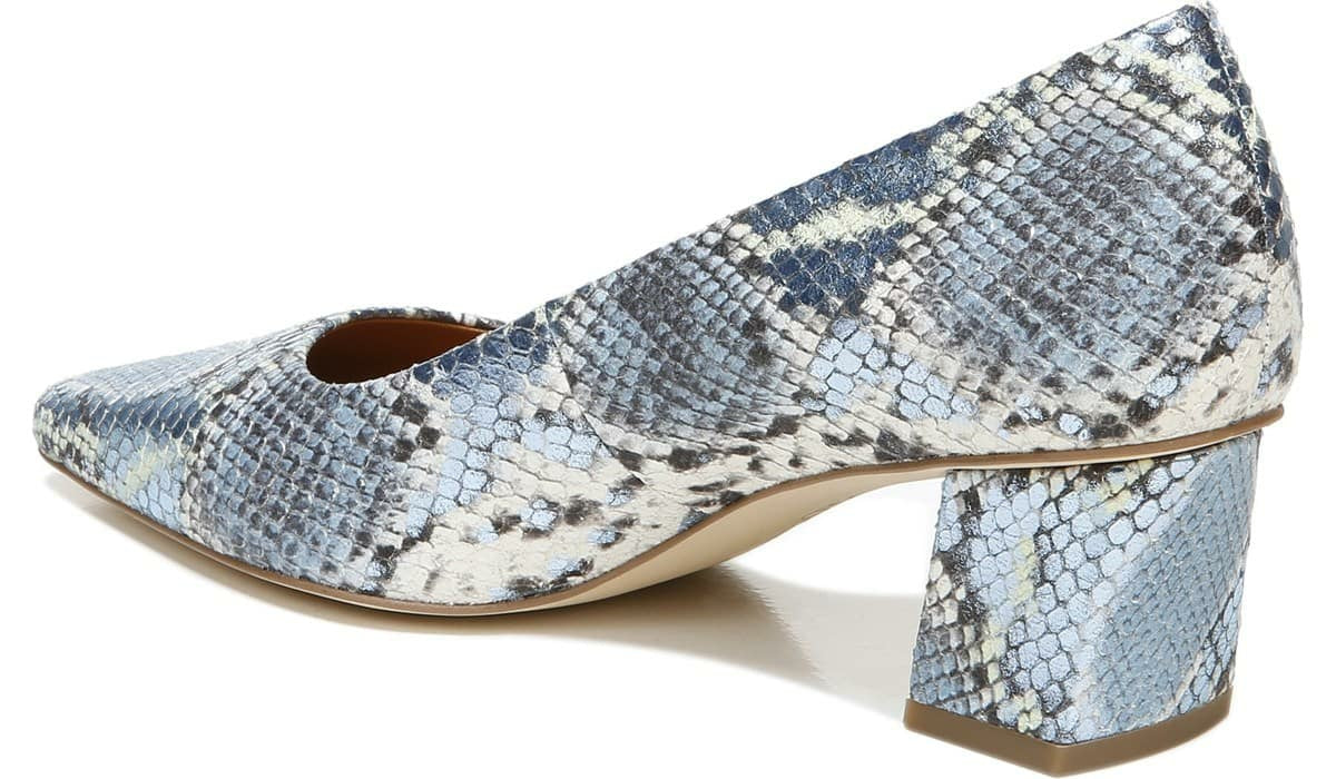 Sarto Regal Pump - Airy Blue Snake Leather