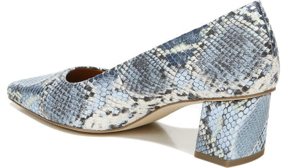 Sarto Regal Pump - Airy Blue Snake Leather