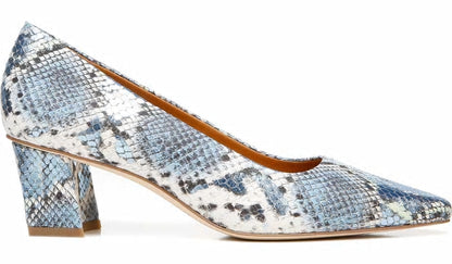 Sarto Regal Pump - Airy Blue Snake Leather