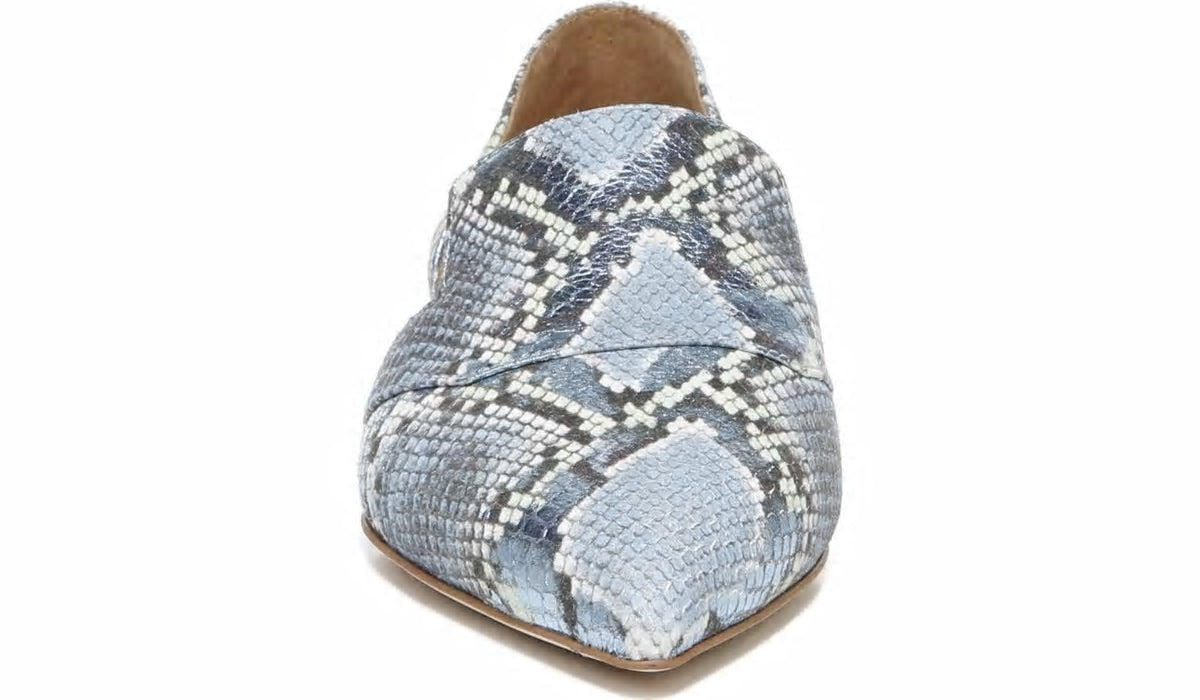 Sarto Toby D'Orsay Flat - Airy Blue Snake Leather