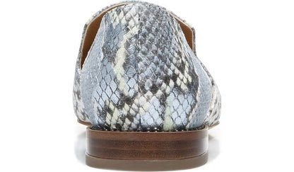 Sarto Toby D'Orsay Flat - Airy Blue Snake Leather