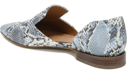 Sarto Toby D'Orsay Flat - Airy Blue Snake Leather