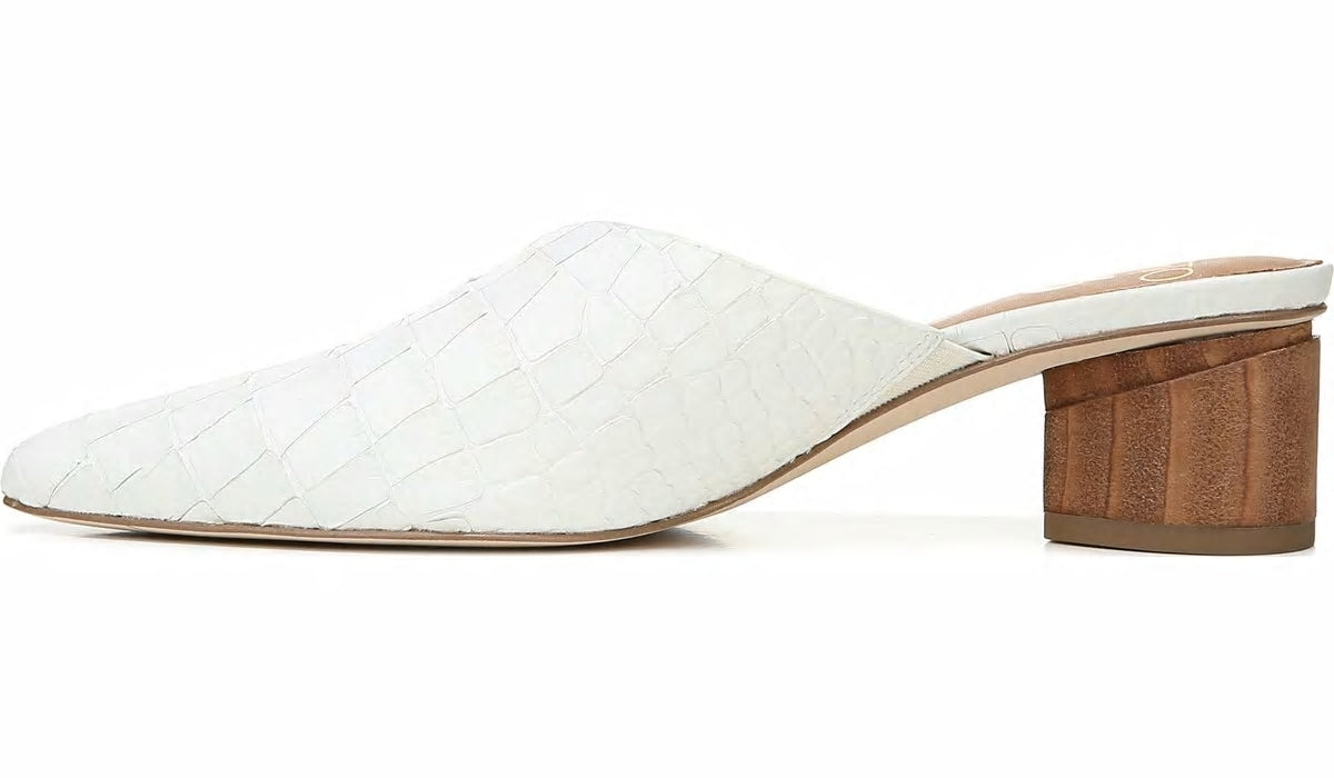 Sarto Visa 2 Mule - White Snake Leather