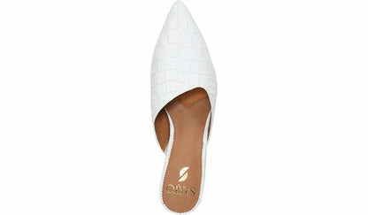 Sarto Visa 2 Mule - White Snake Leather