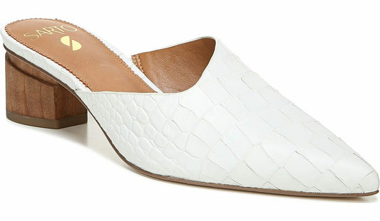 Sarto Visa 2 Mule - White Snake Leather
