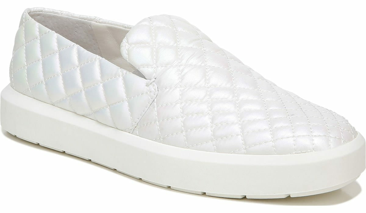 Sarto Prato 3 Slip On Platform Sneaker - Pearl Leather