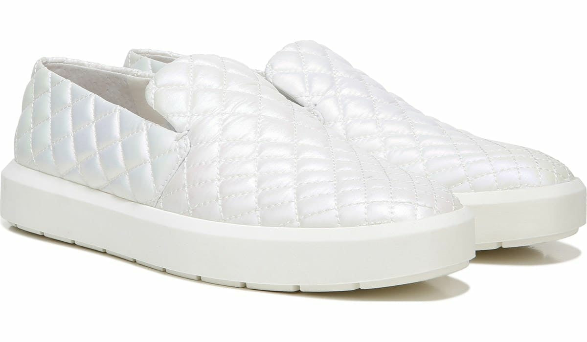 Sarto Prato 3 Slip On Platform Sneaker - Pearl Leather