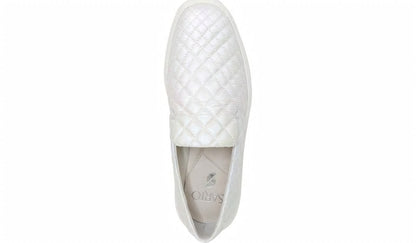 Sarto Prato 3 Slip On Platform Sneaker - Pearl Leather