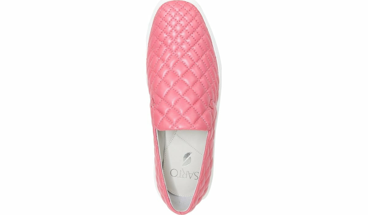 Sarto Prato 3 Slip On Platform Sneaker - Pink Leather