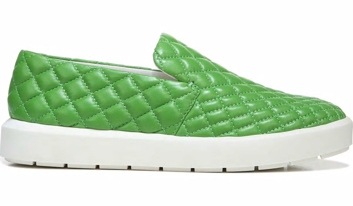 Sarto Prato 3 Slip On Platform Sneaker - Acid Green Leather