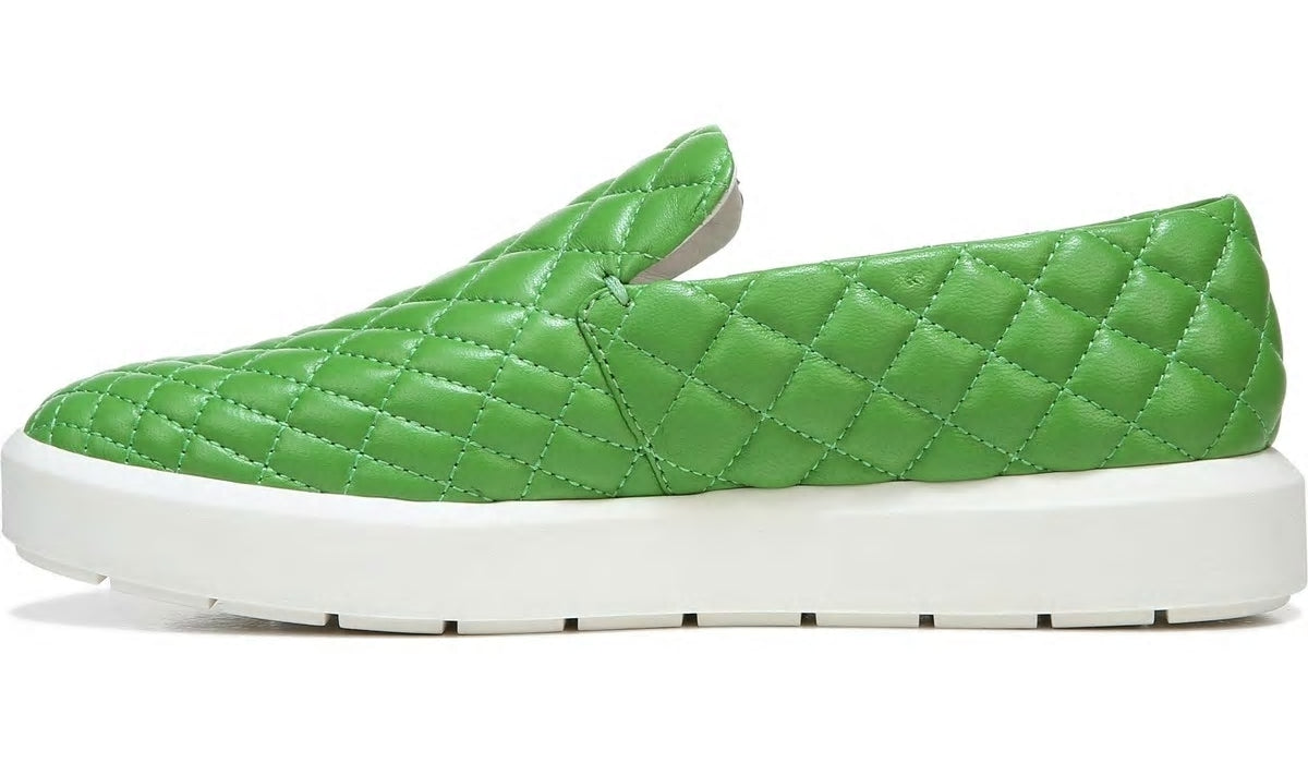 Sarto Prato 3 Slip On Platform Sneaker - Acid Green Leather