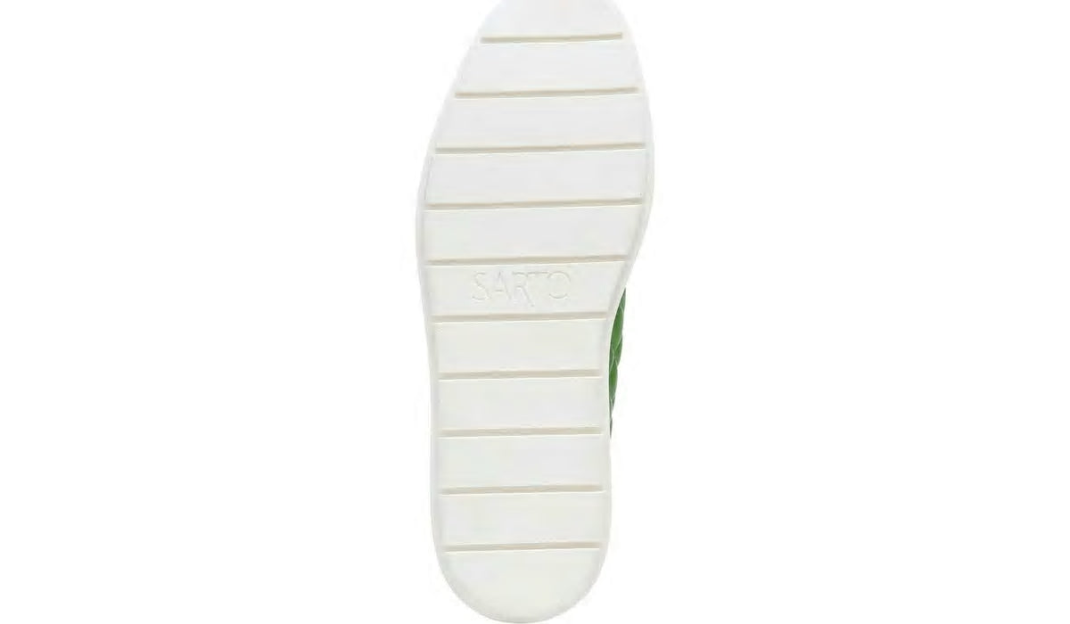 Sarto Prato 3 Slip On Platform Sneaker - Acid Green Leather