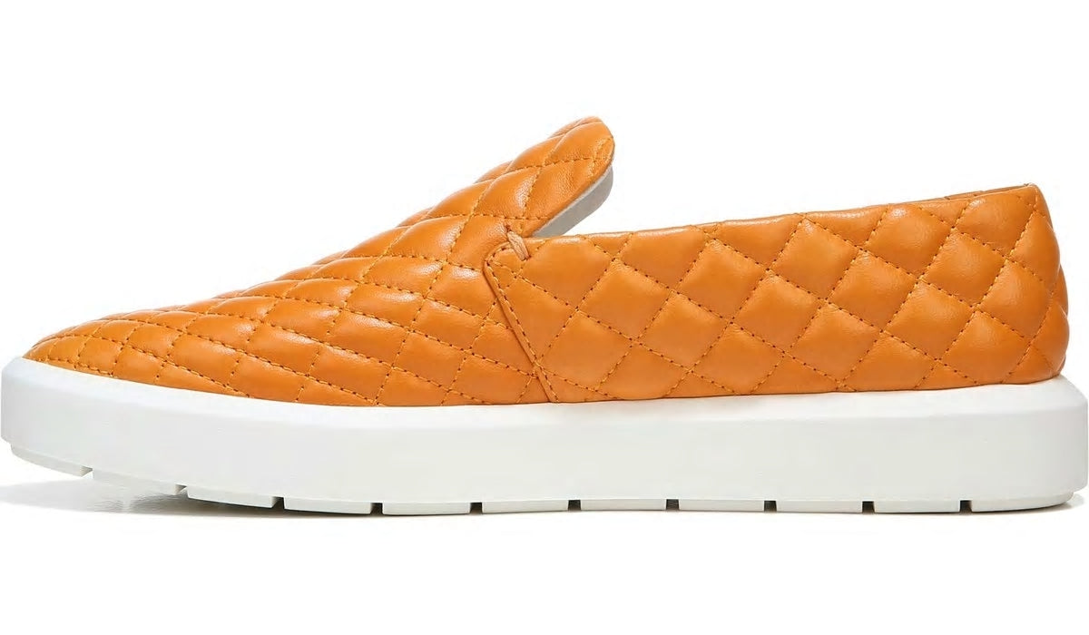 Sarto Prato 3 Slip On Platform Sneaker - Orange Leather