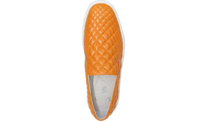 Sarto Prato 3 Slip On Platform Sneaker - Orange Leather