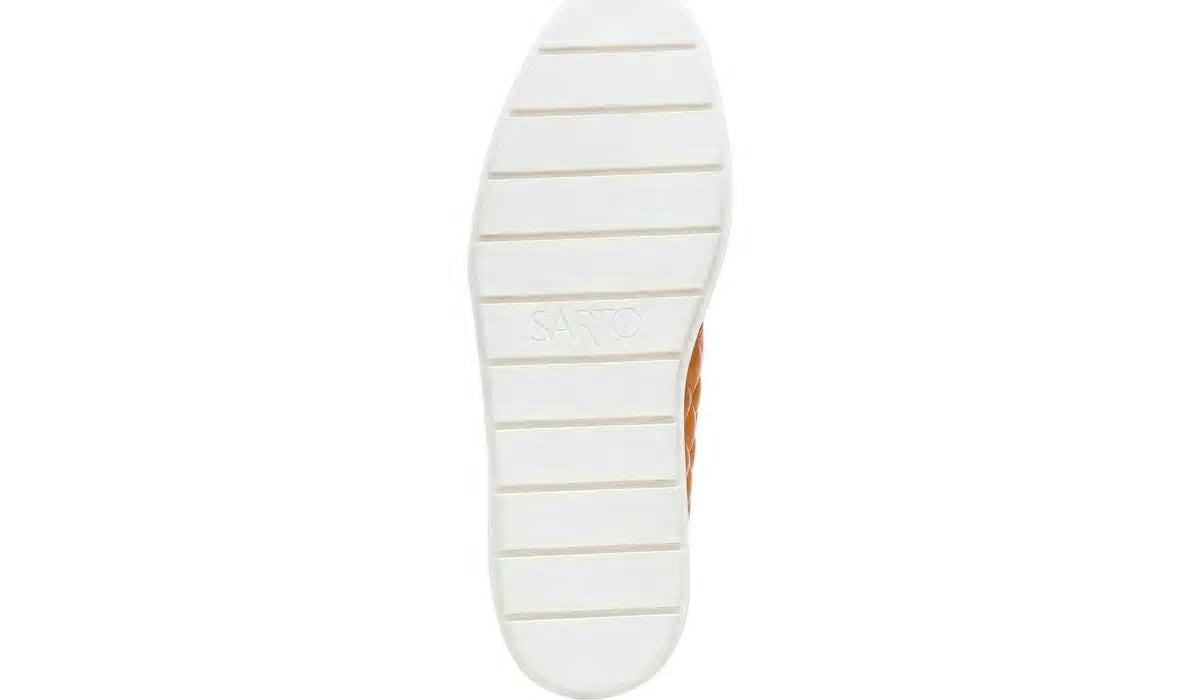 Sarto Prato 3 Slip On Platform Sneaker - Orange Leather