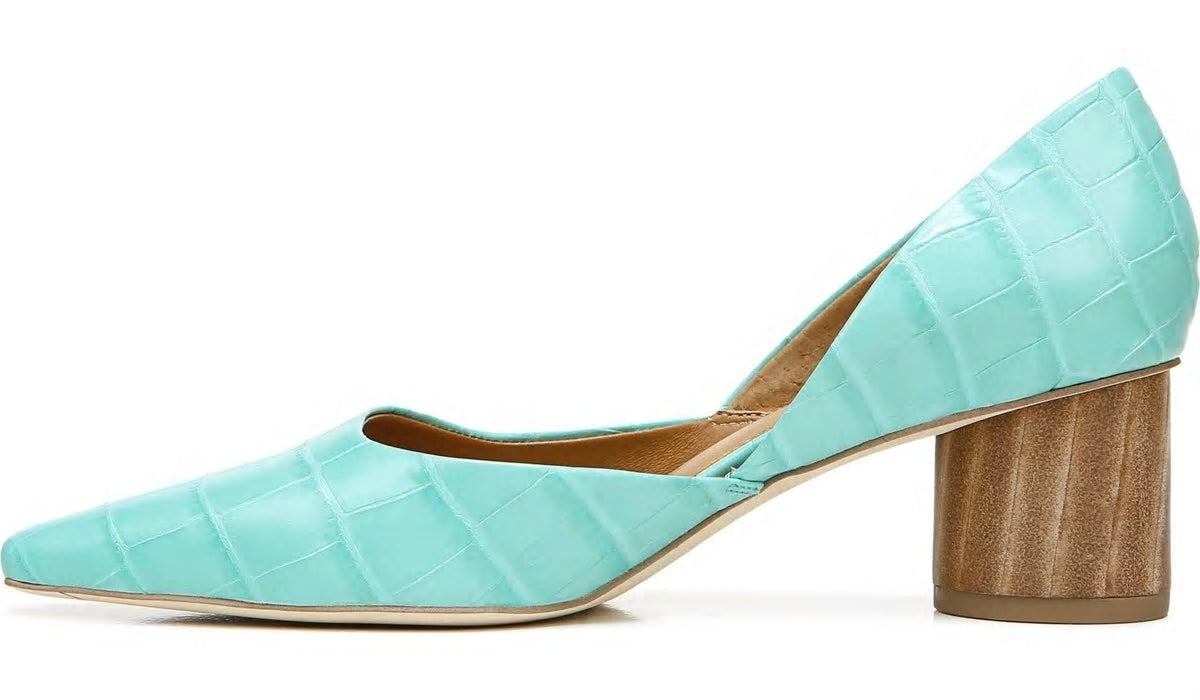Sarto Rita Pump - Aqua Crocco Leather
