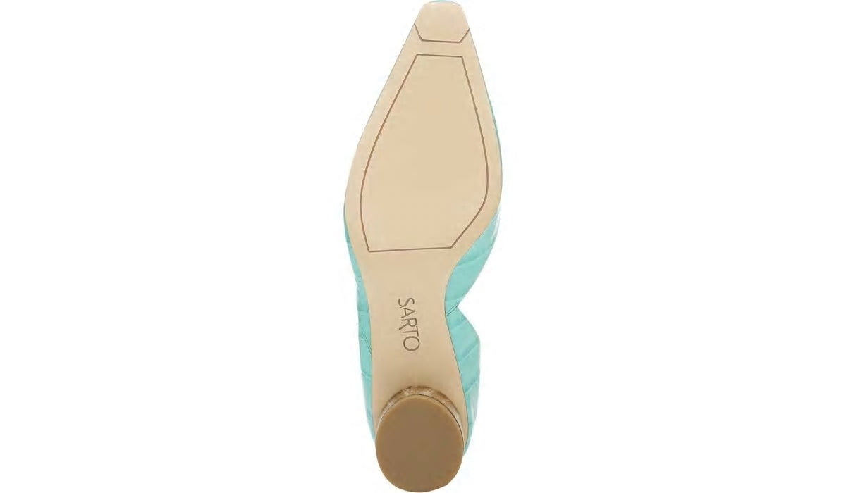 Sarto Rita Pump - Aqua Crocco Leather
