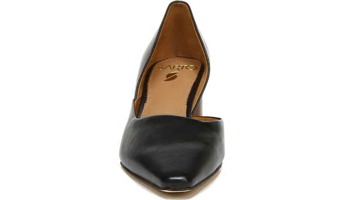 Sarto Rita Pump - Black Leather