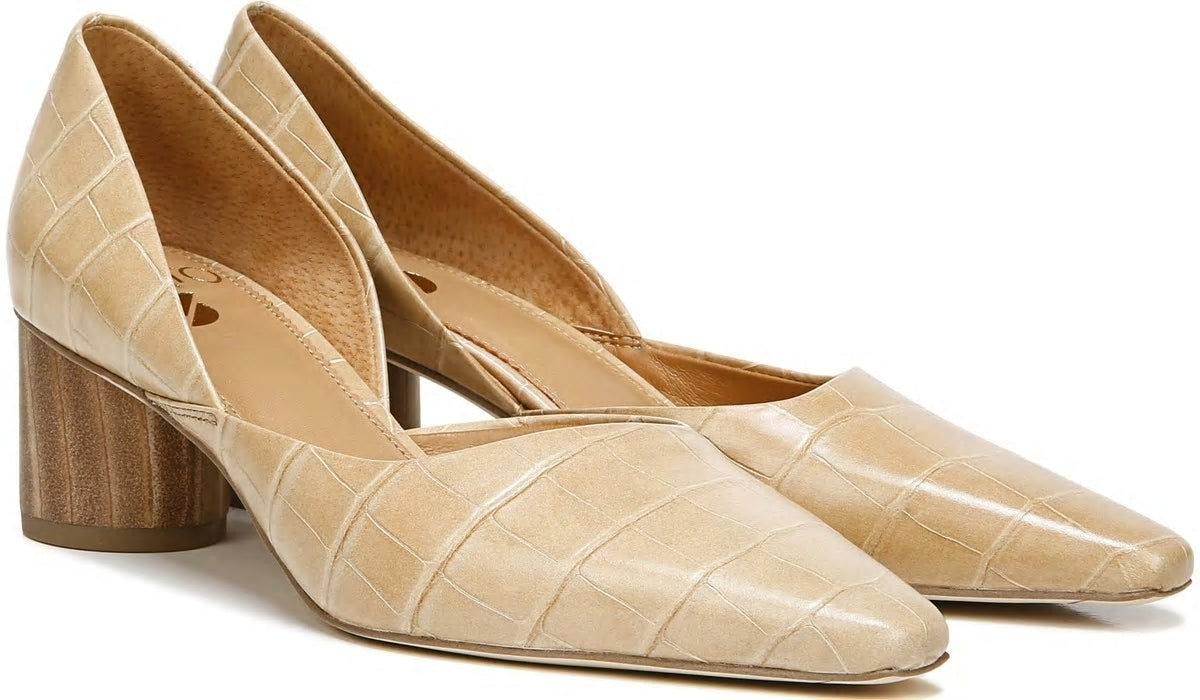 Sarto Rita Pump - Sand Crocco Leather