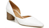 White Crocco Leather