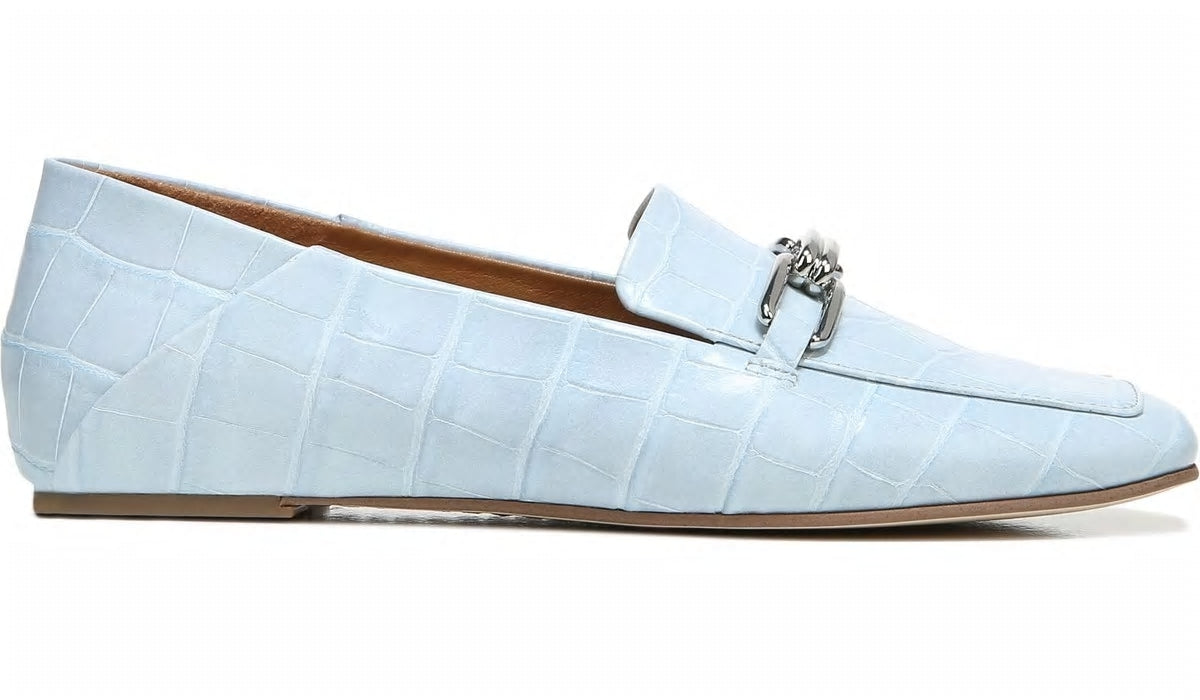 Sarto Tamra Loafer - Airy Blue Crocco Leather