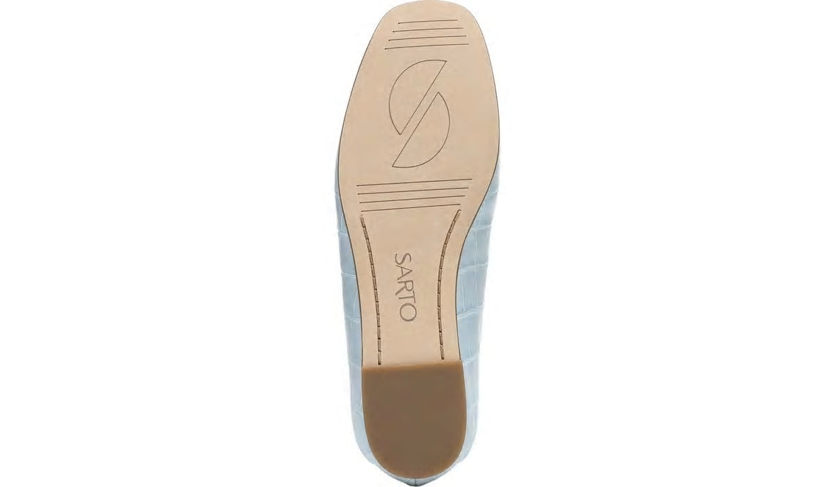 Sarto Tamra Loafer - Airy Blue Crocco Leather