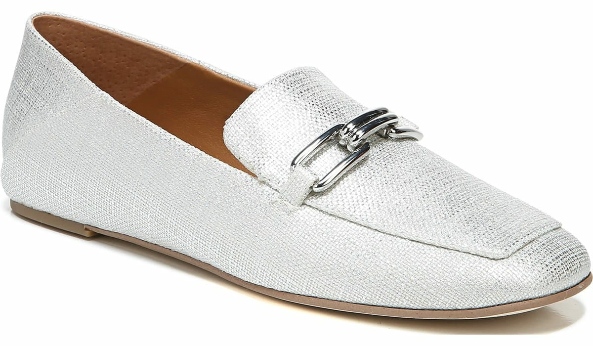 Sarto Tamra Loafer - Silver Fabric