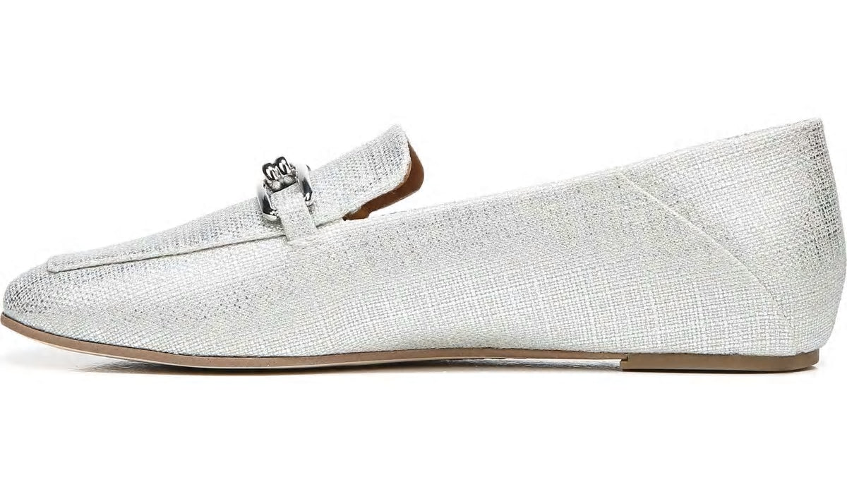 Sarto Tamra Loafer - Silver Fabric