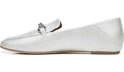 Sarto Tamra Loafer - Silver Fabric
