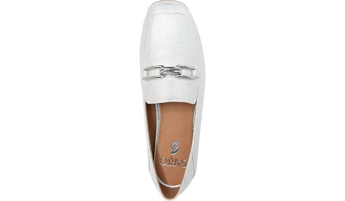 Sarto Tamra Loafer - Silver Fabric