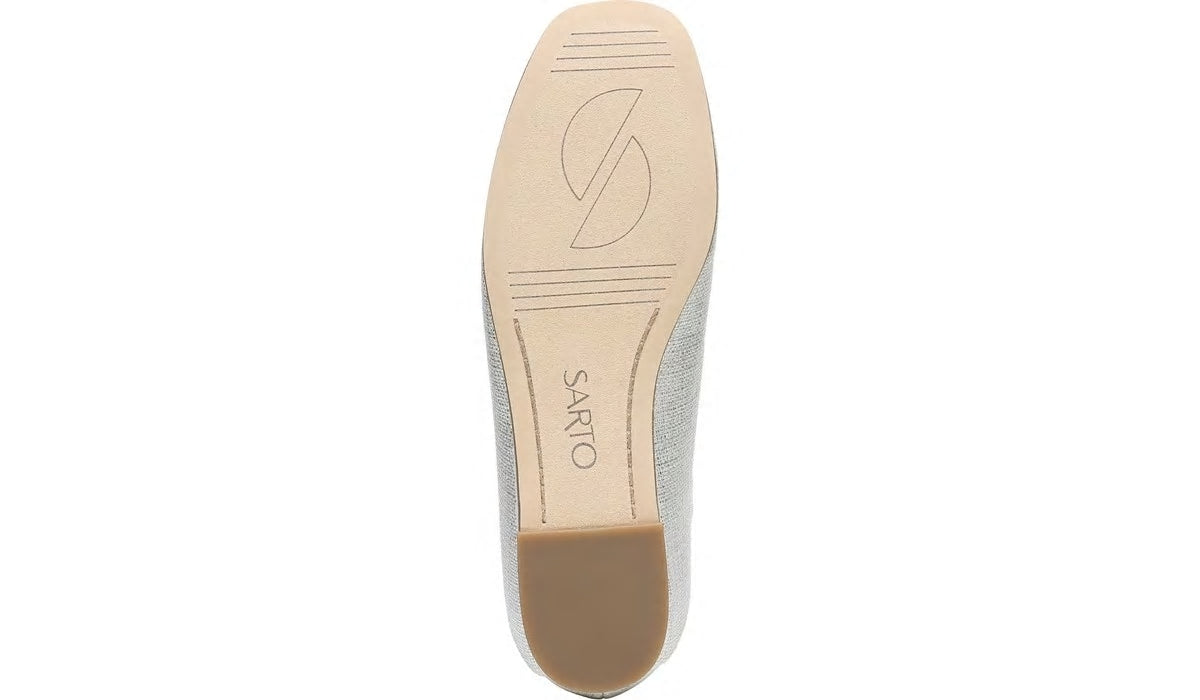 Sarto Tamra Loafer - Silver Fabric