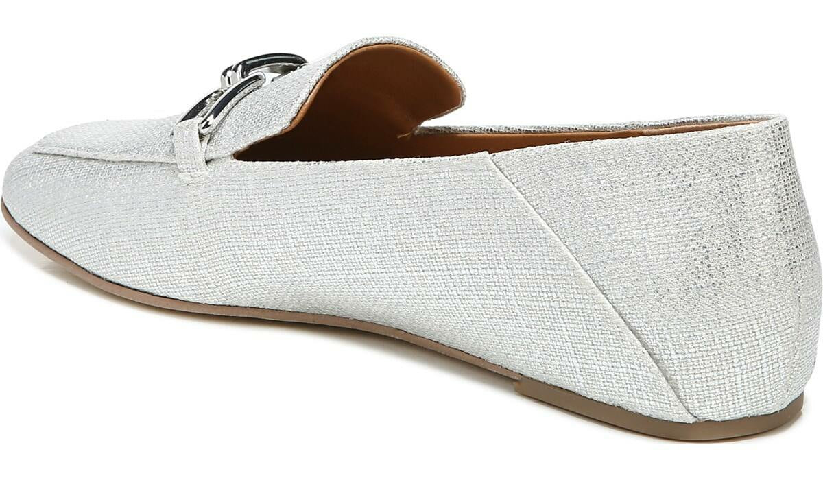 Sarto Tamra Loafer - Silver Fabric