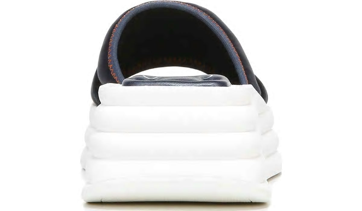 Sarto Vina 2 Platform Slide Sandal - Inky Navy Fabric