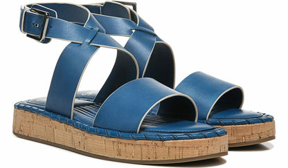 Sarto Zarlo Platform Sandal - Teal Leather