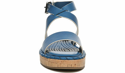 Sarto Zarlo Platform Sandal - Teal Leather