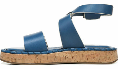 Sarto Zarlo Platform Sandal - Teal Leather